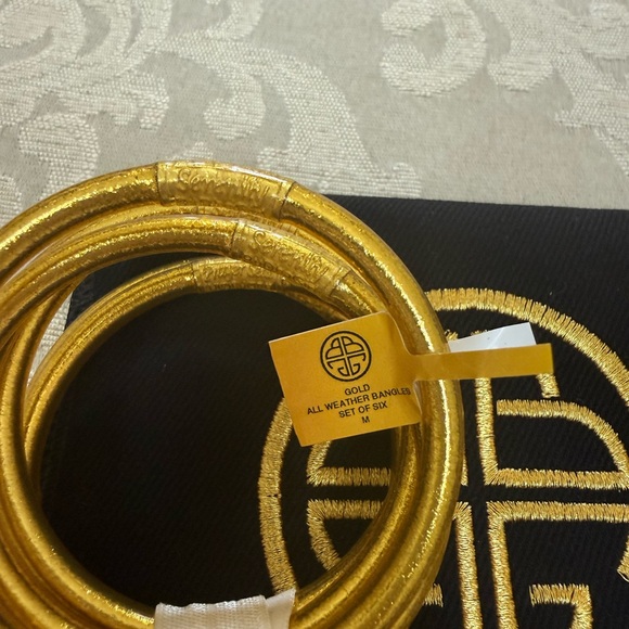 Budha Girl Gold All Weather Bangles size M - Picture 7 of 12